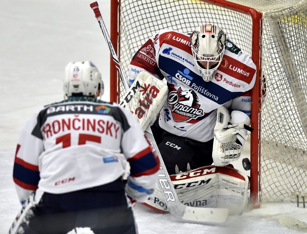 Ondřej Kacetl stráží pardubickou bránu