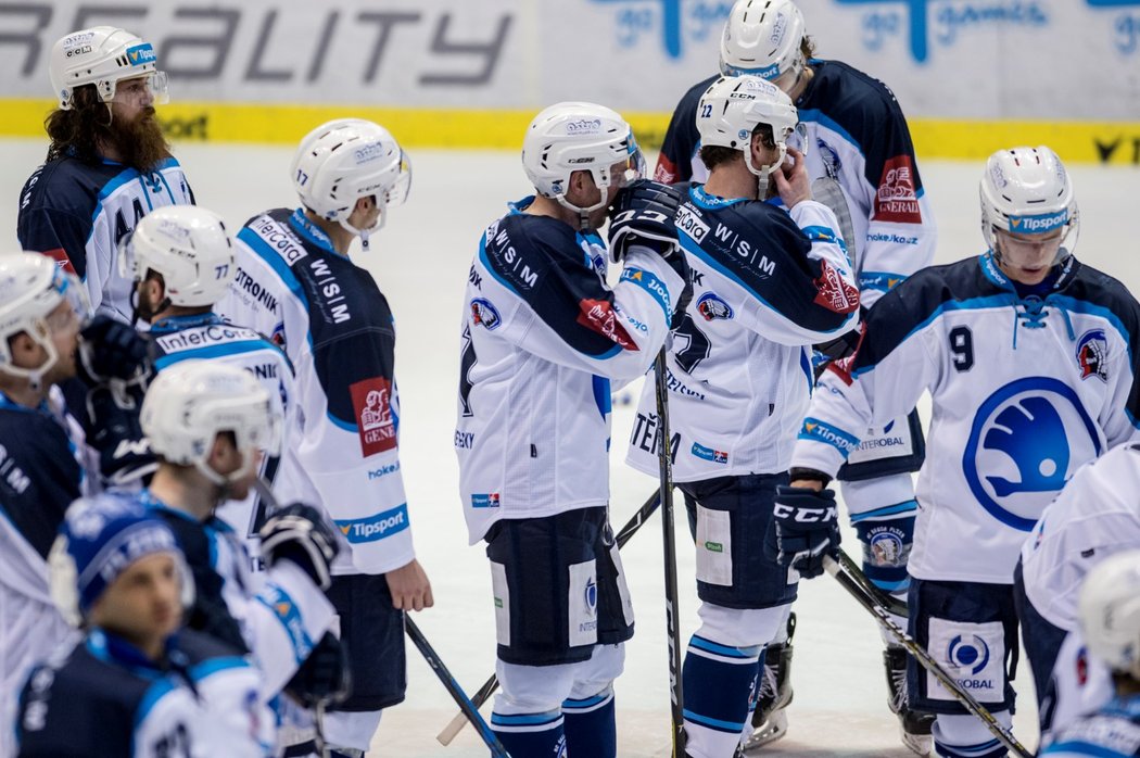 Neobvyklý pohled na zklamané plzeňské hokejisty