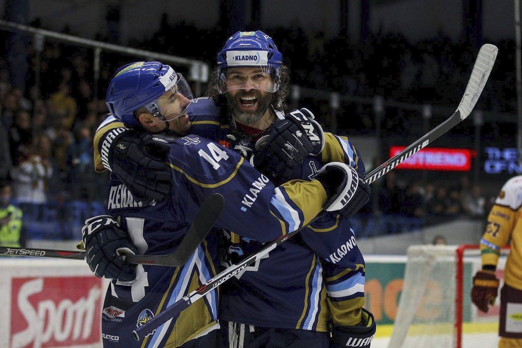 Jaromír Jágr s Tomášem Plekancem jsou velice blízko od toho, aby mateřské Kladno dotáhli zpět do extraligy