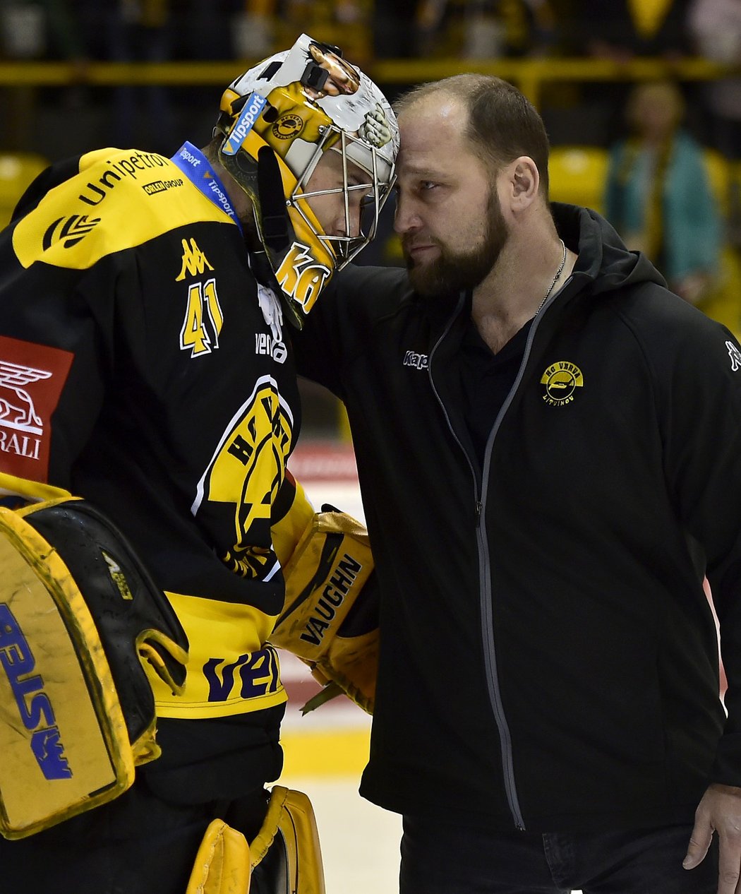 Pavel Kantor a Jiří Šlégr měli důvod k radosti - výhra dává Litvínovu velkou naději