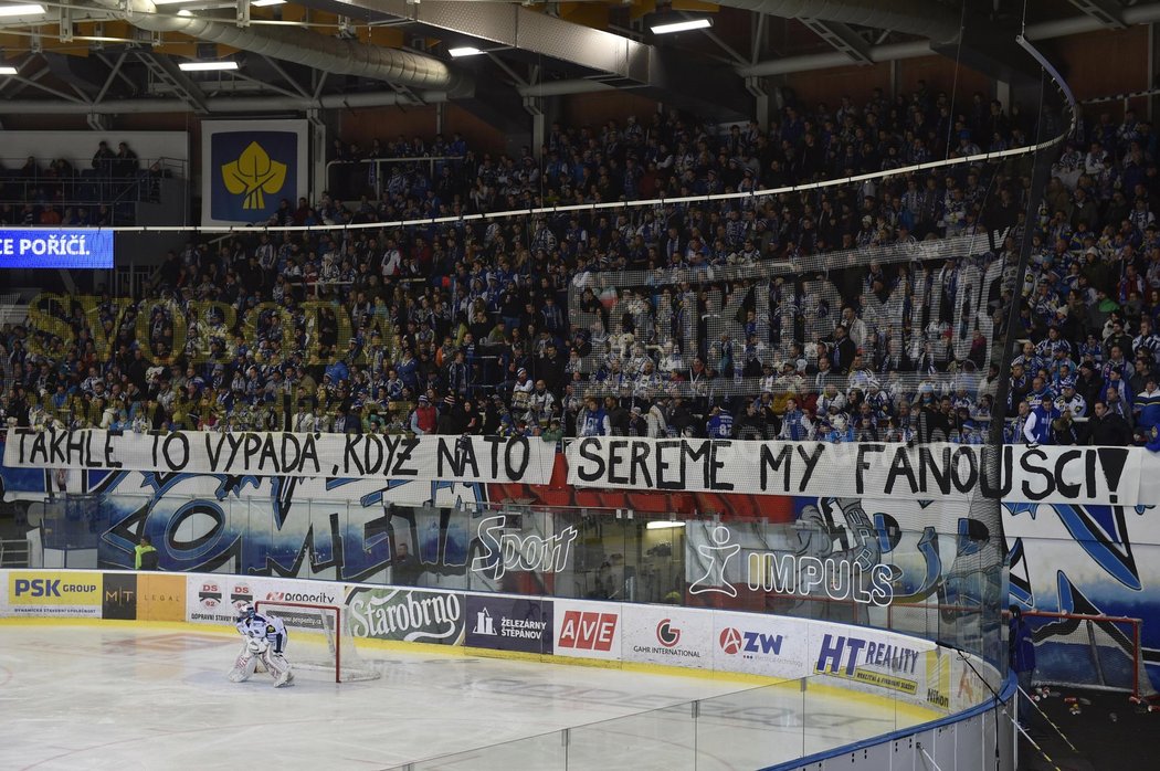 Fanoušci brněnské Komety protestovali proti špatným výsledkům