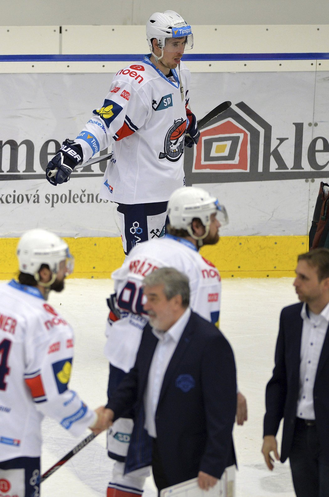 Roman Červenka při svém posledním zápasu za Chomutov