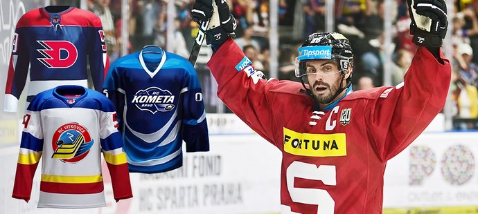 Web iSport.cz se zeptal umělé inteligence, jak by vypadaly dresy pro týmy hokejové Tipsport extraligy
