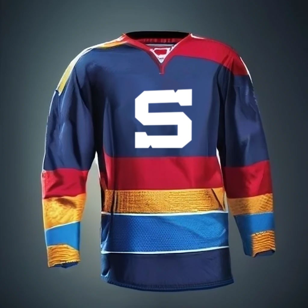 Návrh dresů hokejistů Sparty podle umělé inteligence