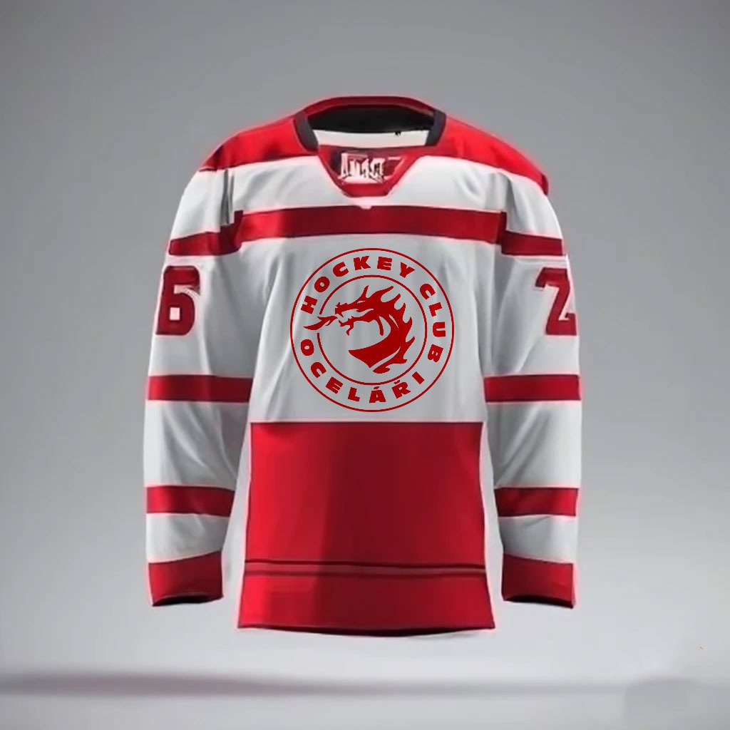 Návrh dresů hokejistů Třince podle umělé inteligence