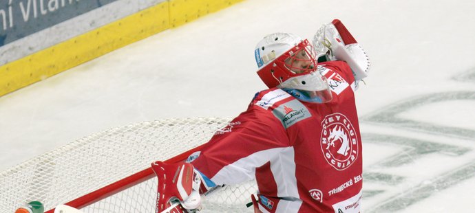 Třinecký gólman Šimon Hrubec dovedl svůj tým k výhře nad Plzní