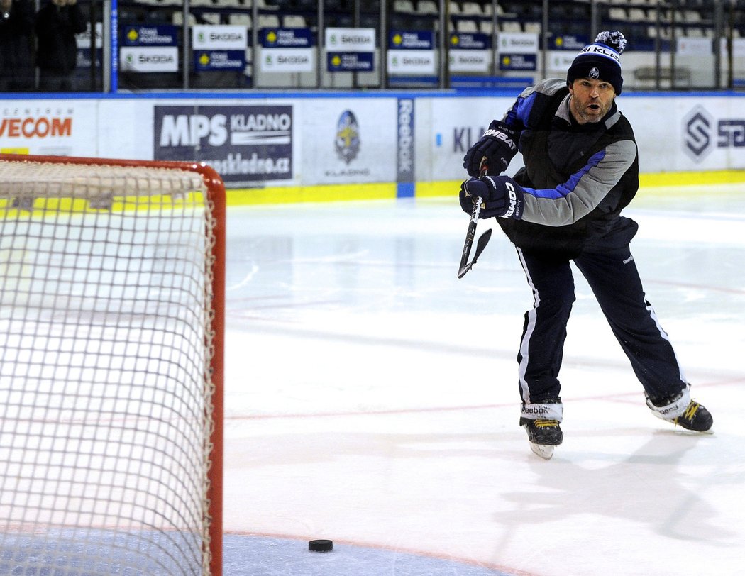 Jaromir Jagr´s last training session in Kladno