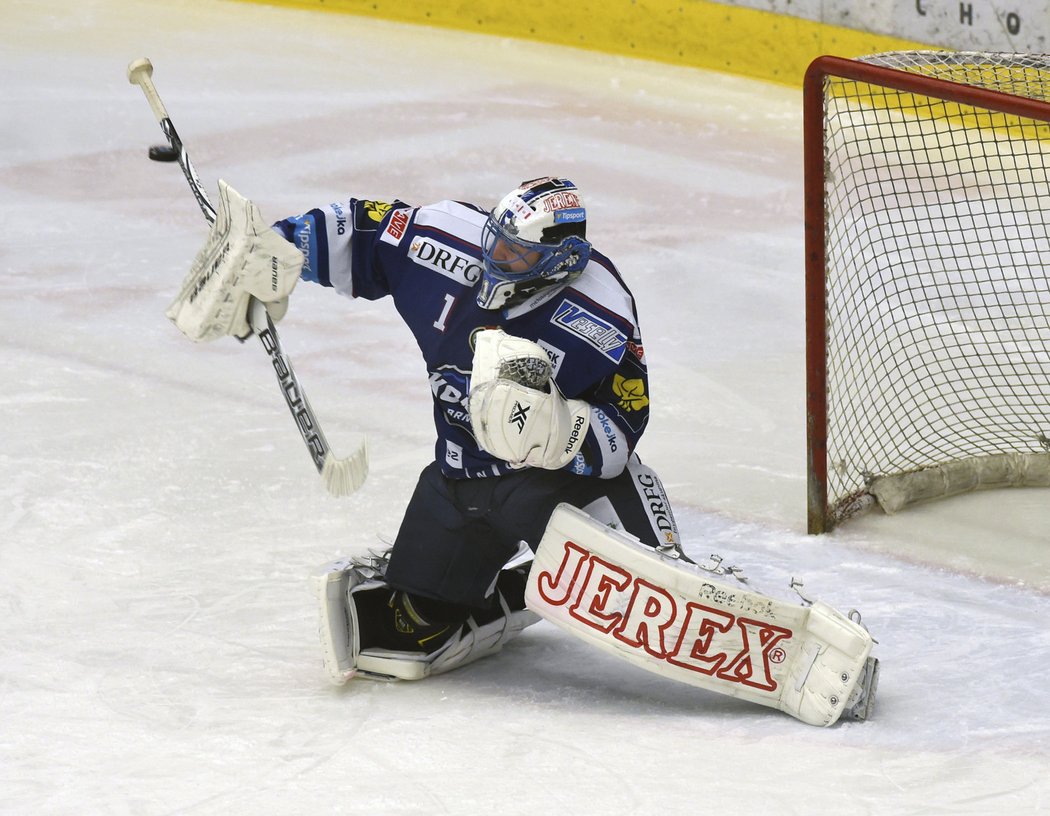 Brankář Komety Marek Čiliak