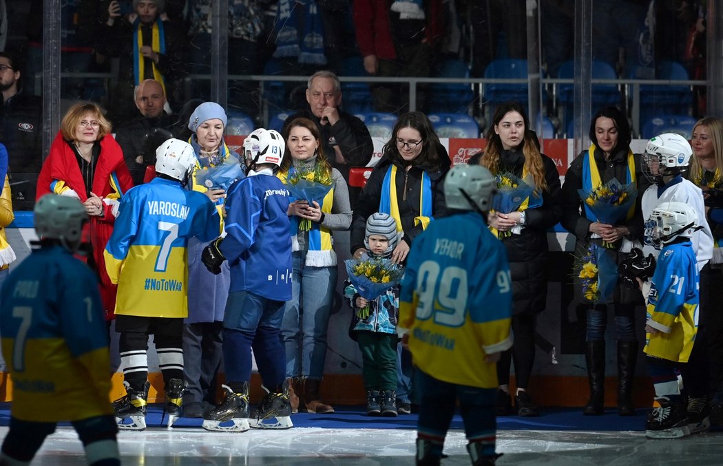 Speciální dresy Komety na podporu Ukrajiny