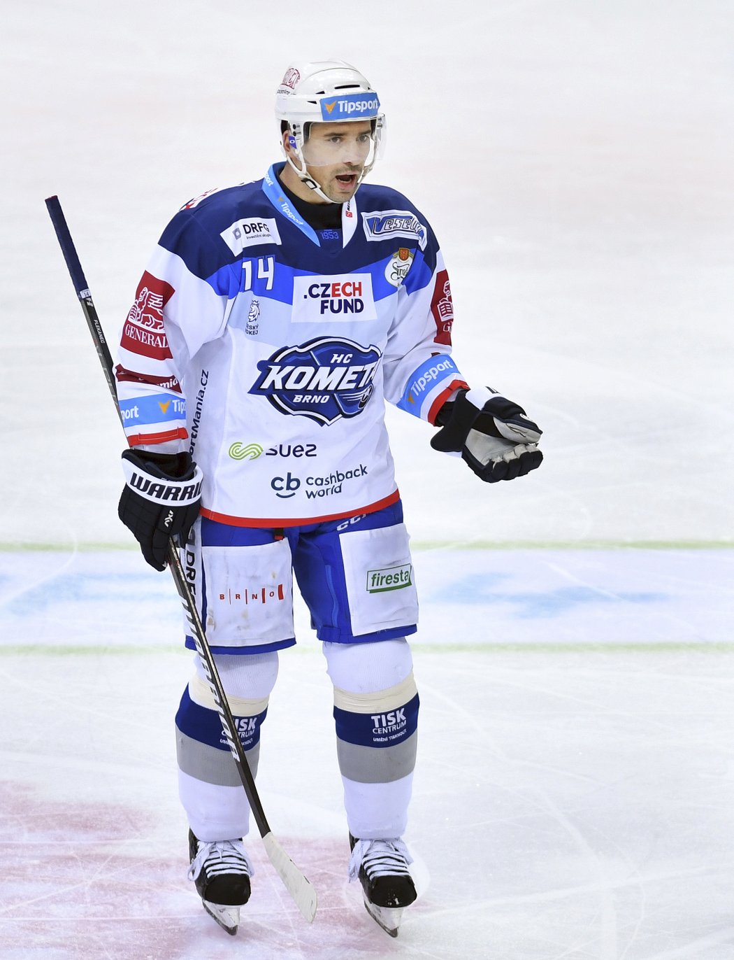 Tomáš Plekanec v dresu brněnské Komety