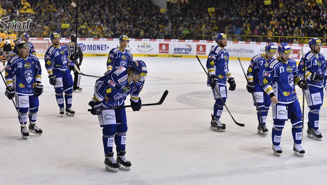 Zklamaní hokejisté Brna, z Litvínova si neodvezli ani jednu výhru.