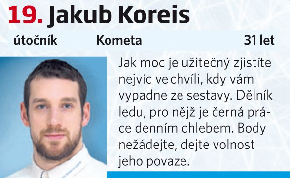 19. Jakub Koreis (Kometa)