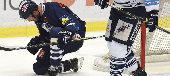 Petr Vampola si v úterý prožil gólovou radost hned třikrát