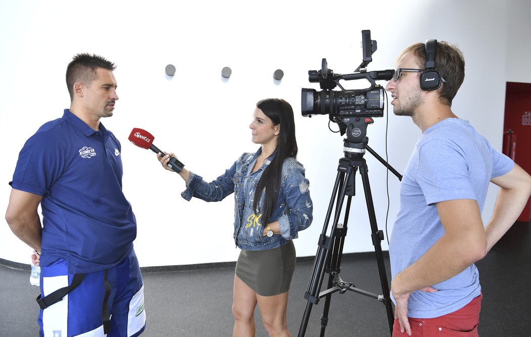 Tomáš Plekanec v rozhovoru pro iSport TV.