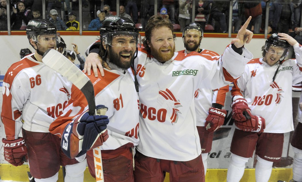 Extraliga volá! Hokejisté Olomouce zvládli náročnou baráž a mohli se radovat z postupu do nejvyšší soutěže