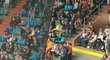 Mountfield - Liberec: Strach o život fanouška, zápas byl krátce přerušen