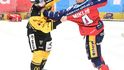 Pawel Zygmunt z Litvínova v bitce proti Ondřeji Miklišovi z Pardubic