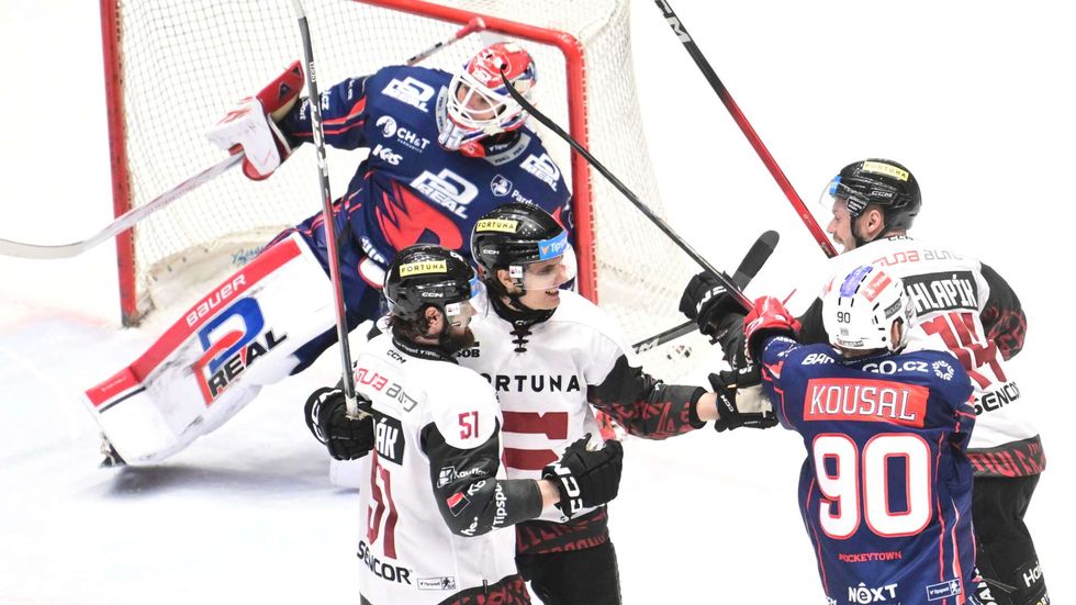 Sparťanský Jakub Sirota rozhodl šlágr proti Pardubicím