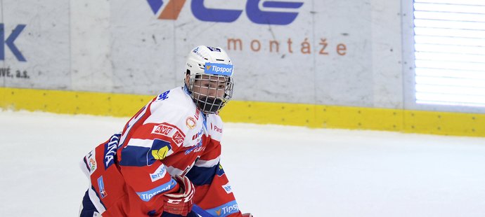 Šestnáctiletý Zadina si zahrál za Pardubice