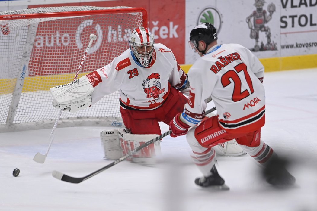 Gólman Jan Lukáš startuje v olomoucké brance v předkole play off