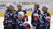 Hokejisté Komety Brno smutní po porážce v úvodním utkání čtvrtfinále