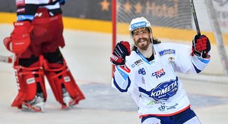 SESTŘIH: Kometa – Mountfield HK 2:1. Třetí výhra Brna, oba góly dal Mueller