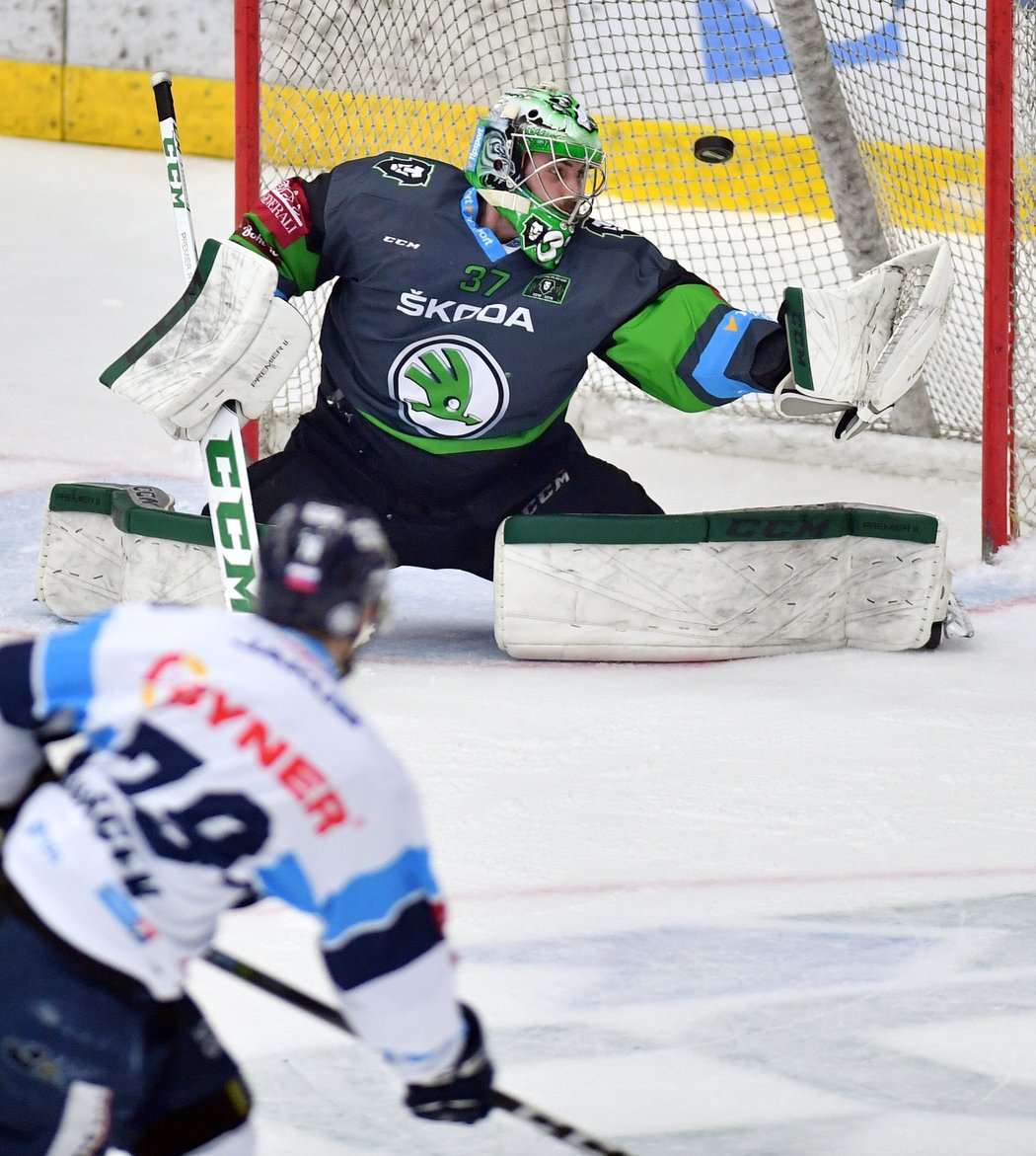 Slovinský brankář Gašper Krošelj držel Mladou Boleslav ve hře o postup do semifinále, s Libercem však Bruslaři padli 1:4 na zápasy