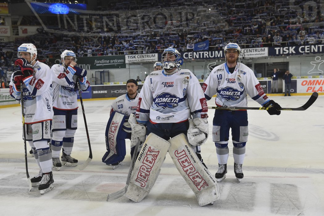 Hokejisté Komety Brno třetí titul v řadě nezískají.