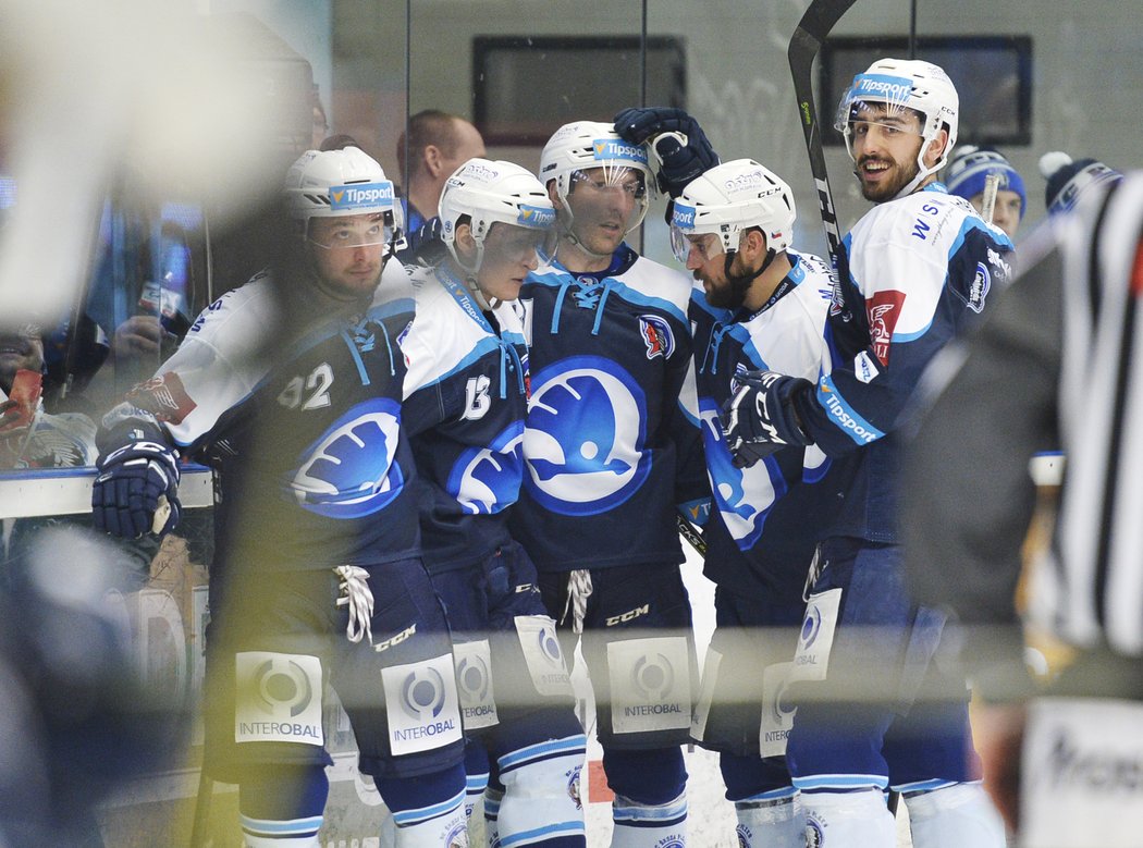 Plzeň a její radost z první branky v tomto play off