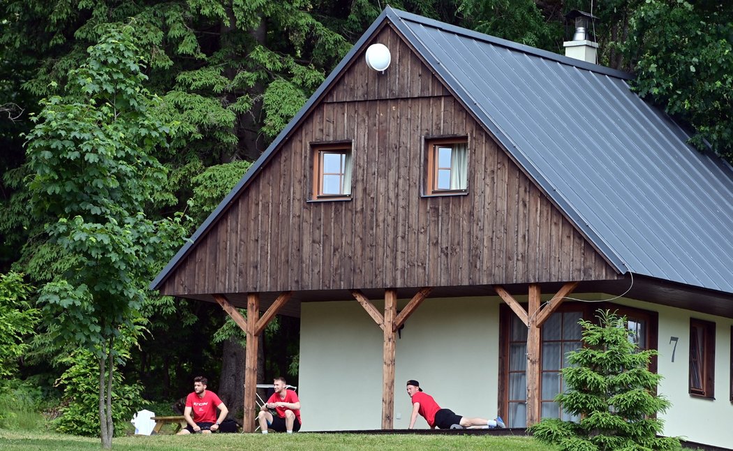 Pardubičtí hokejisté na letním soustředění