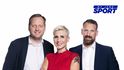 Reportérka Tereza Kubíčková je vedle Jakuba Koreise (vpravo) či Jana Hrabala (vlevo) byla jednou z tváří Oneplay Sport