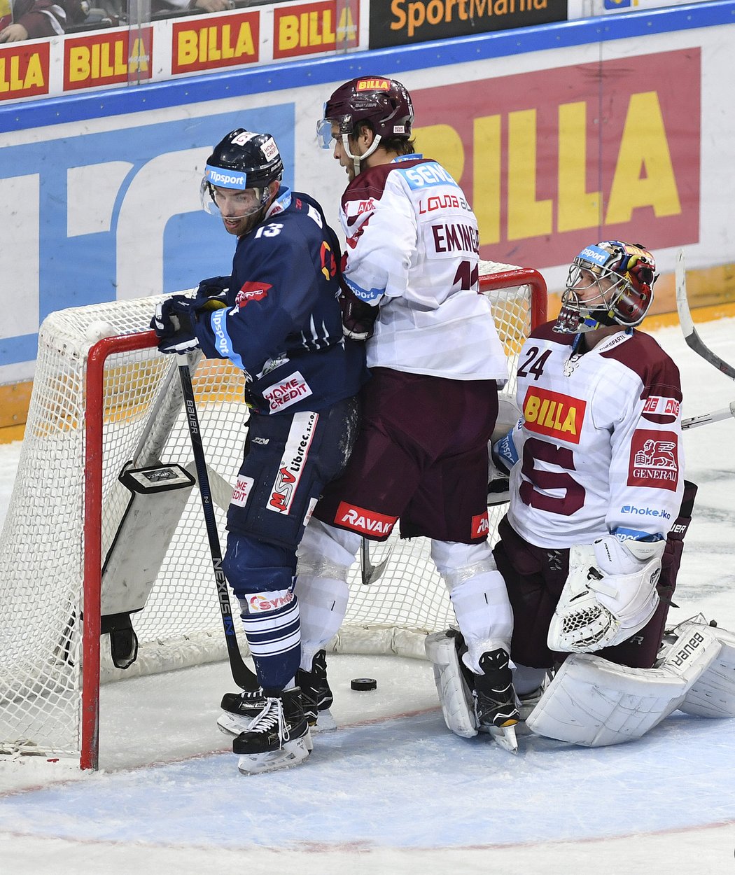 Liberec ve druhé třetině srovnal stav zápasu