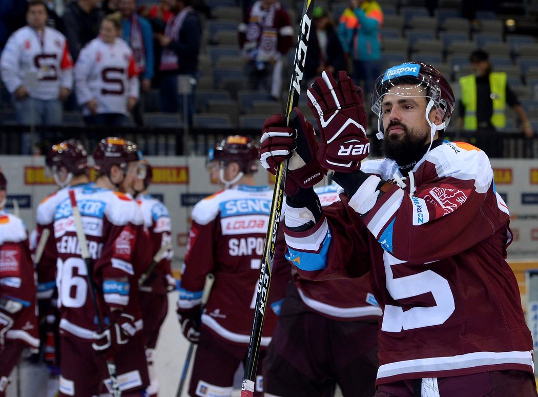 Útočník Richard Jarůšek se ve Spartě uvedl skvěle. V nájezdech rozhodl duel s Olomoucí