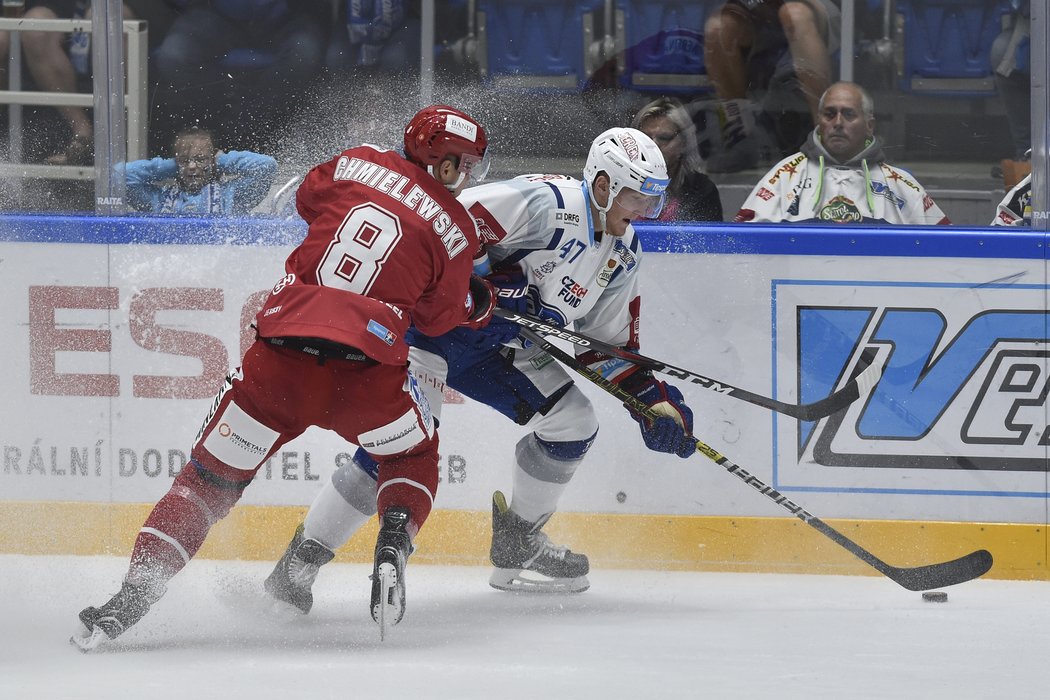 Aron Chmielewski z Třince a Pavel Jenyš z Brna