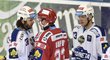 Jan Hanzlík a Adam Rufer si vyříkávají hokejové spory