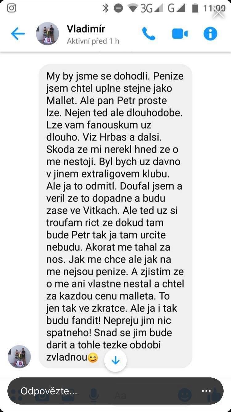 Takhle vypadala diskuze s fanouškem na Facebooku