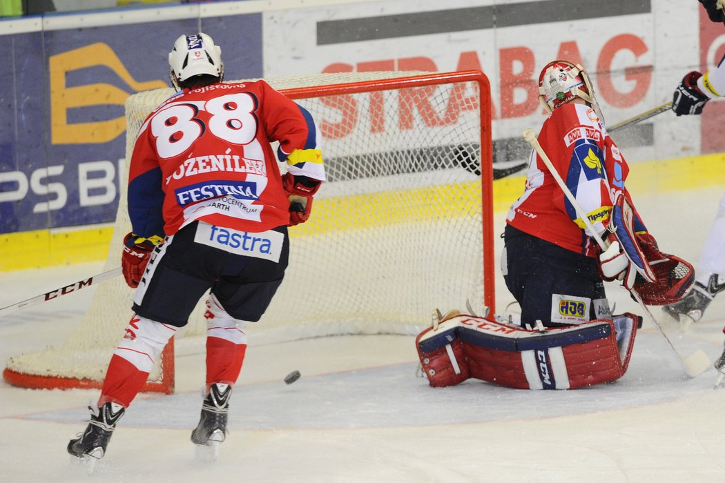 Pardubice inkasují gól od brněnské Komety