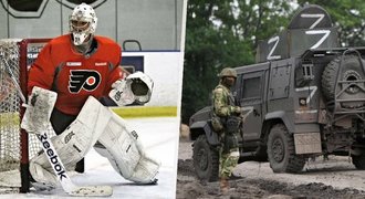 Podepsal v NHL, pak ho vojáci odvedli z haly! Gólmanovi nároďáku hrozí válka