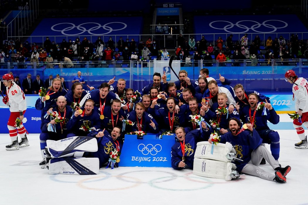 Olympijští vítězové hokejového turnaje Finové