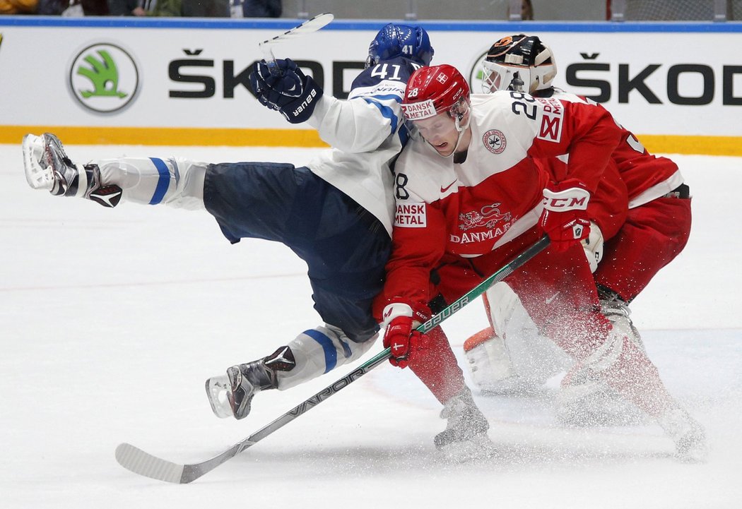Finsko bojovalo ve čtvrtfinále MS s Dánskem