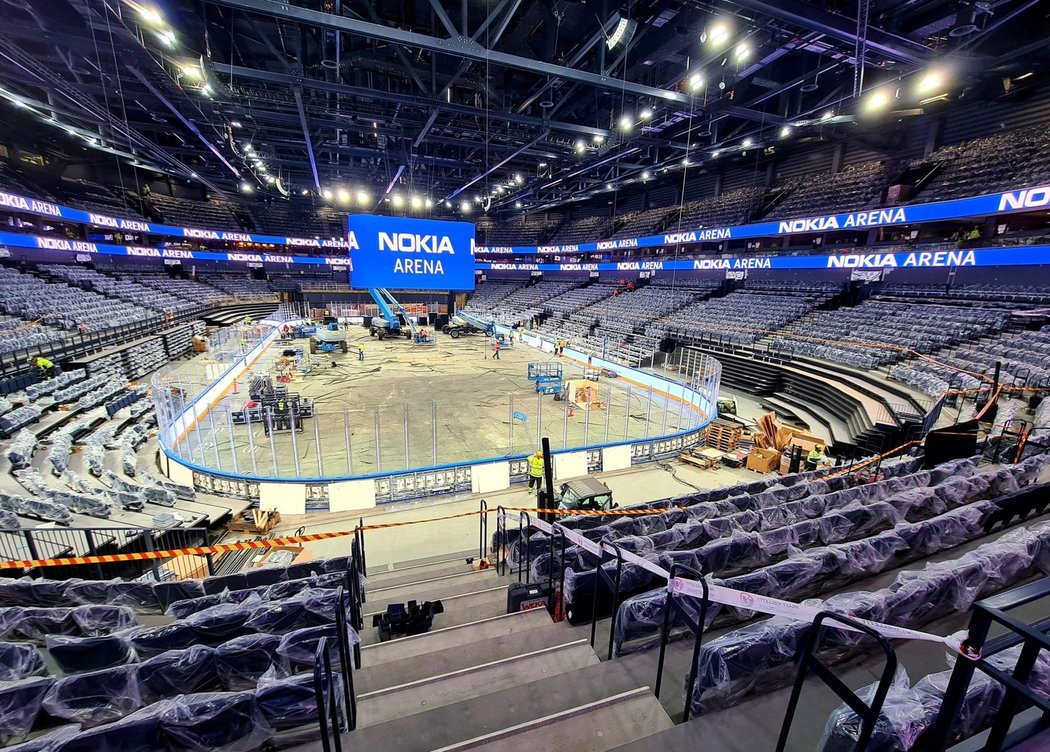 Stavba Nokia Areny finišuje