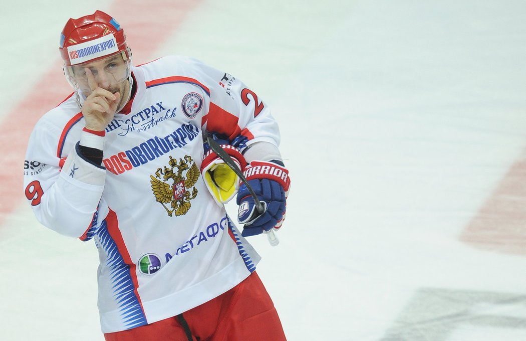 Sergej Fjodorov v reprezentačním dresu na sklonku kariéry