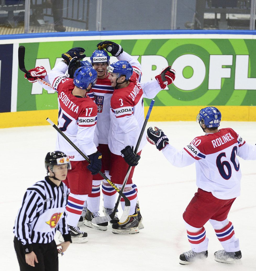 Češi budou hrát po vítězství nad Francií s Ruskem