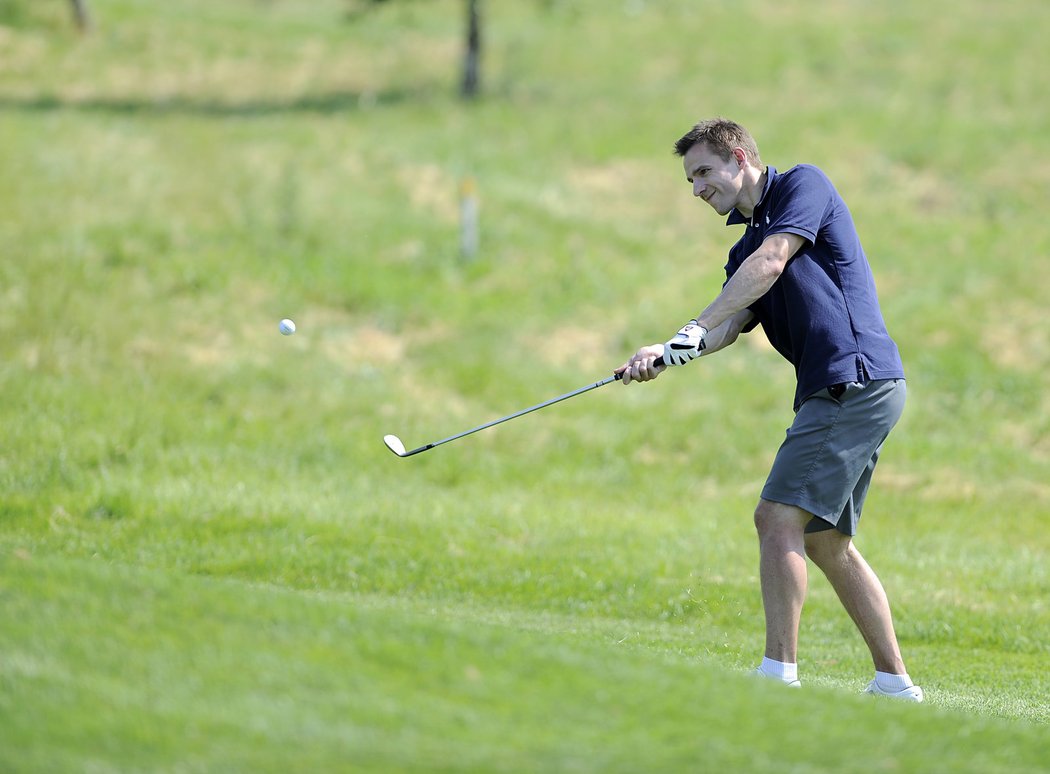 Zdatným golfistou, který vydělával na charitu, je i Radim Vrbata