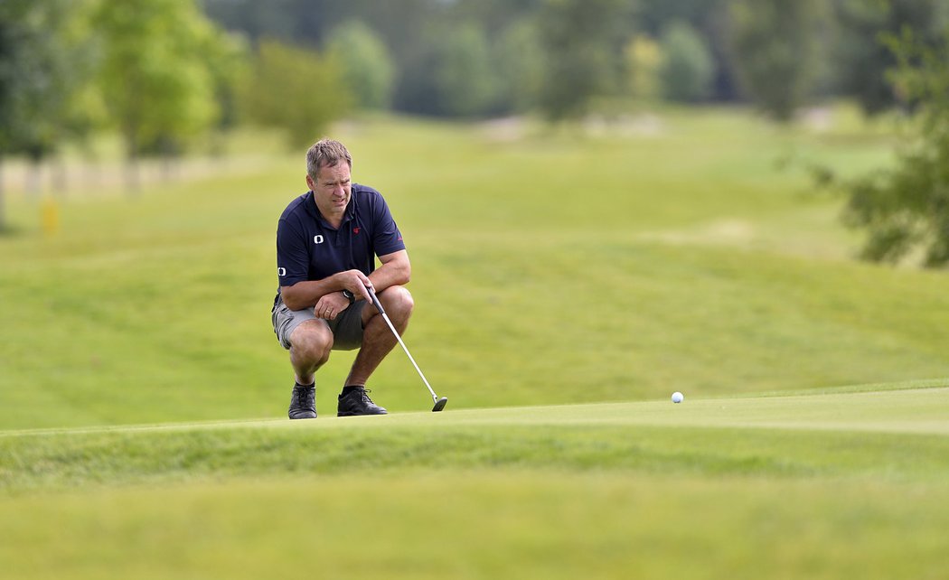 Golf je oblíbenou volnočasovou aktivitou Martina Hostáka