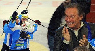 Hokejový fanoušek Gott v Plzni: Straku obdivuju za jeho srdce