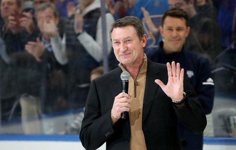 Legendární útočník Wayne Gretzky