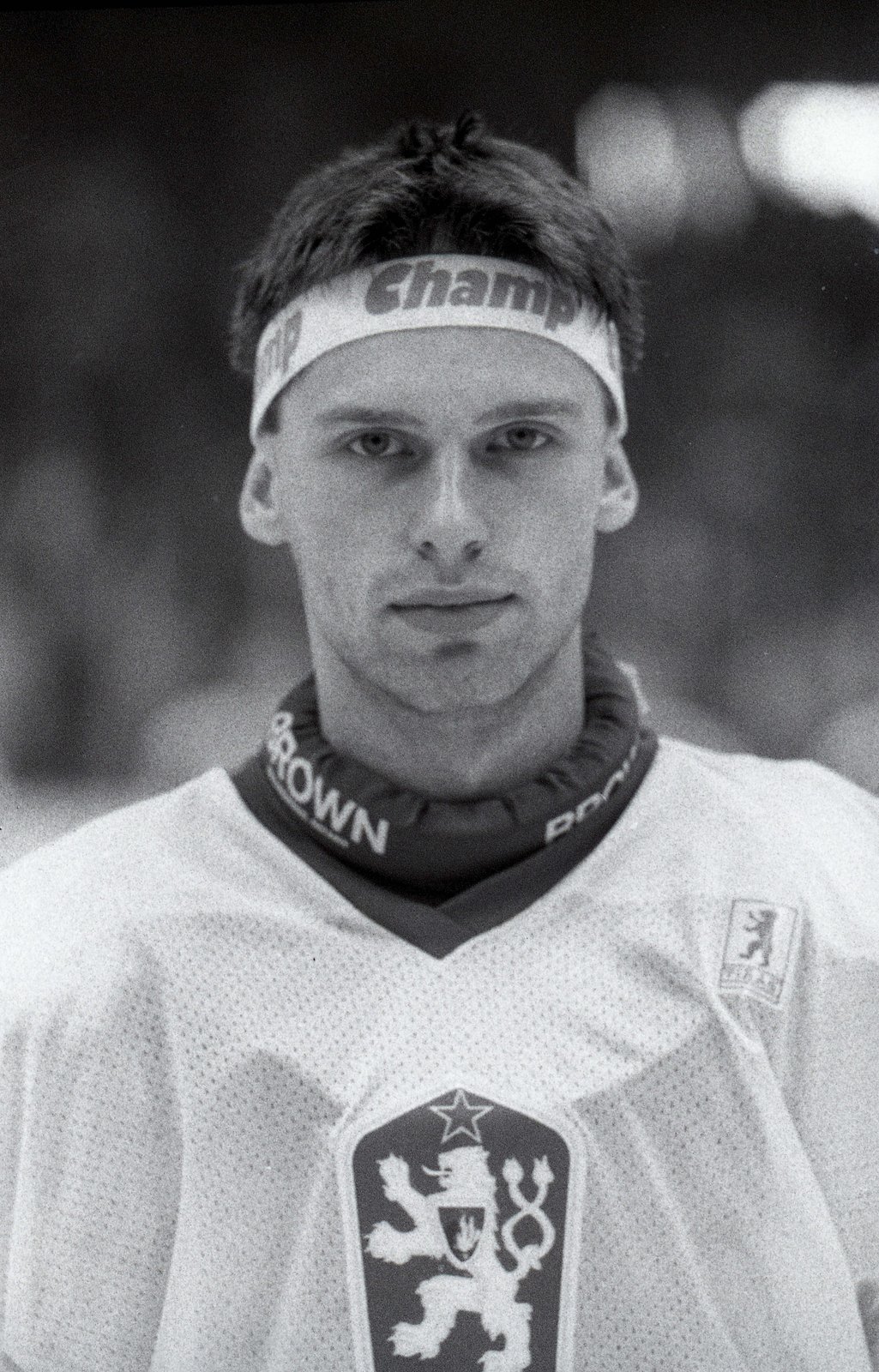 Dominik Hašek jako člen československé hokejové reprezentace v roce 1986