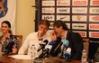 Jaromír Jágr se baví s šéfem Národní sportovní agentury Filipem Neusserem