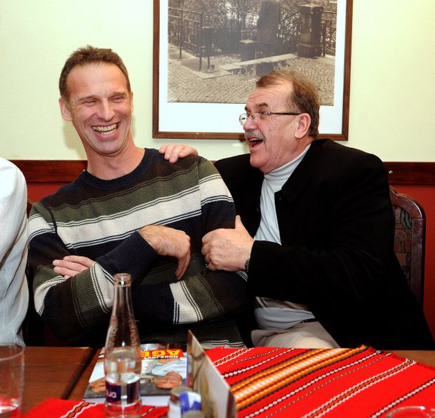 Na křest dorazil i Dominik Hašek Na křest dorazil i Dominik Hašek